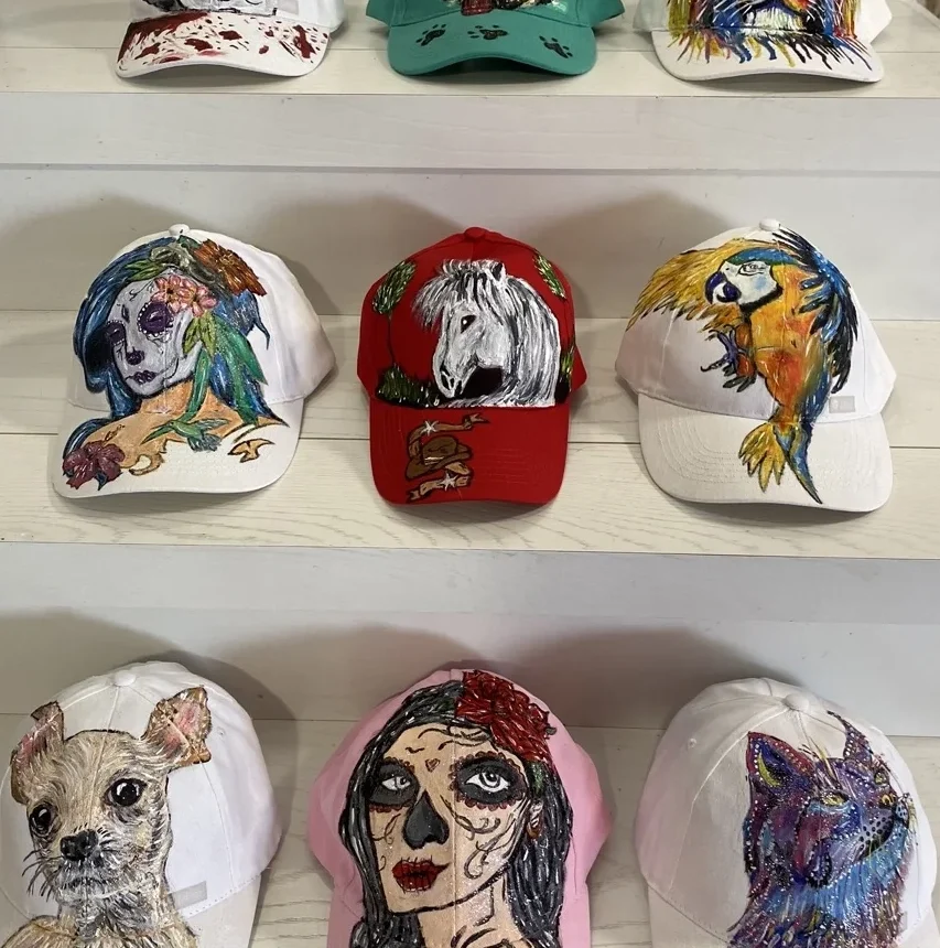 Gorras personalizadas con diseños de animales y arte de calavera - Gianluca Urraso